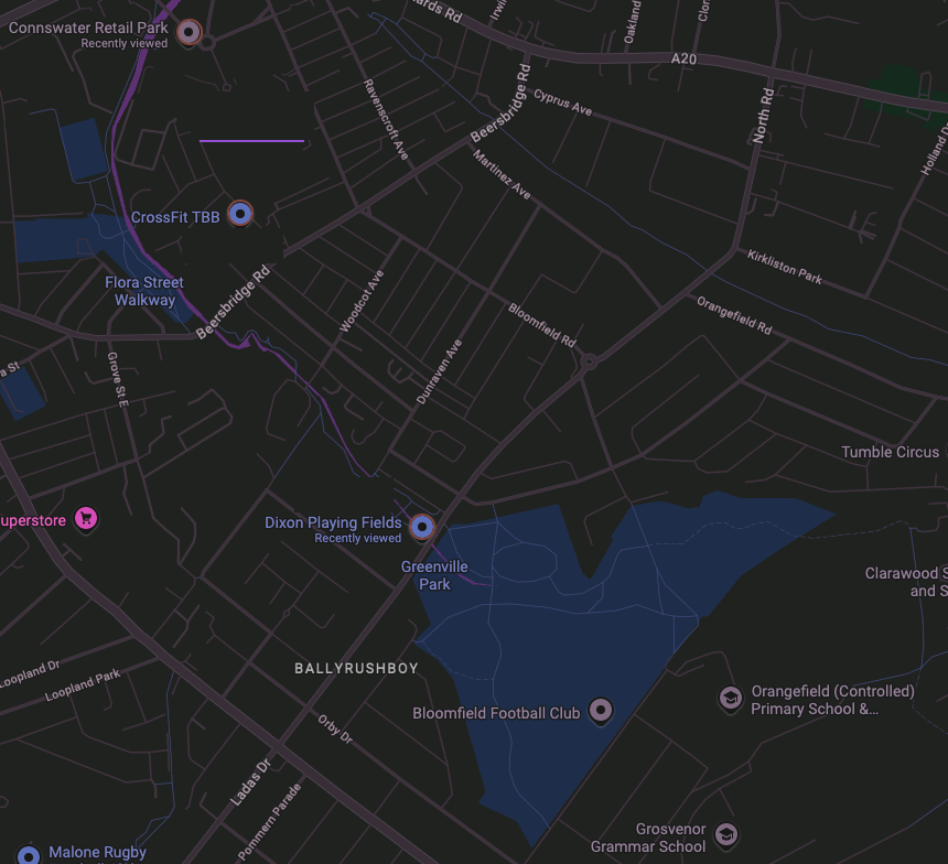 Venue and parking map